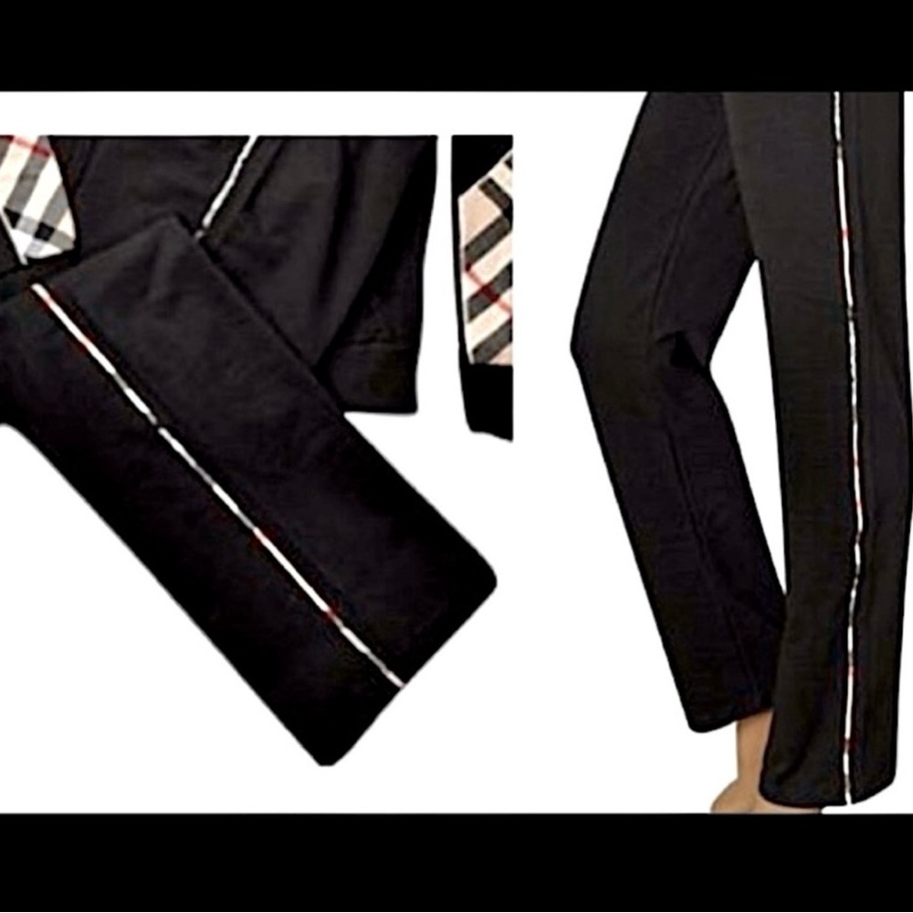 Black Burberry PJ/Lounge Pants